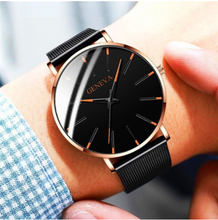 Load image into Gallery viewer, Men Watch 2019 Ultra-Thin Business Men Watch Quartz Watches Stainless Steel Band Simple Wrist Watch Male Clock Free Shipping
